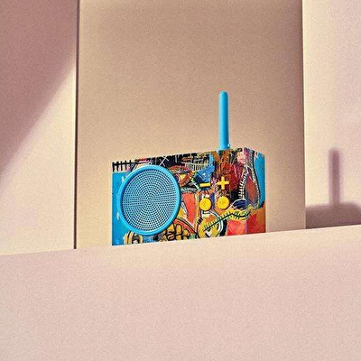 LEXON Tykho 3 Bluetooth Hoparlör ve Radyo X Jean-Michel Basquiat Skull